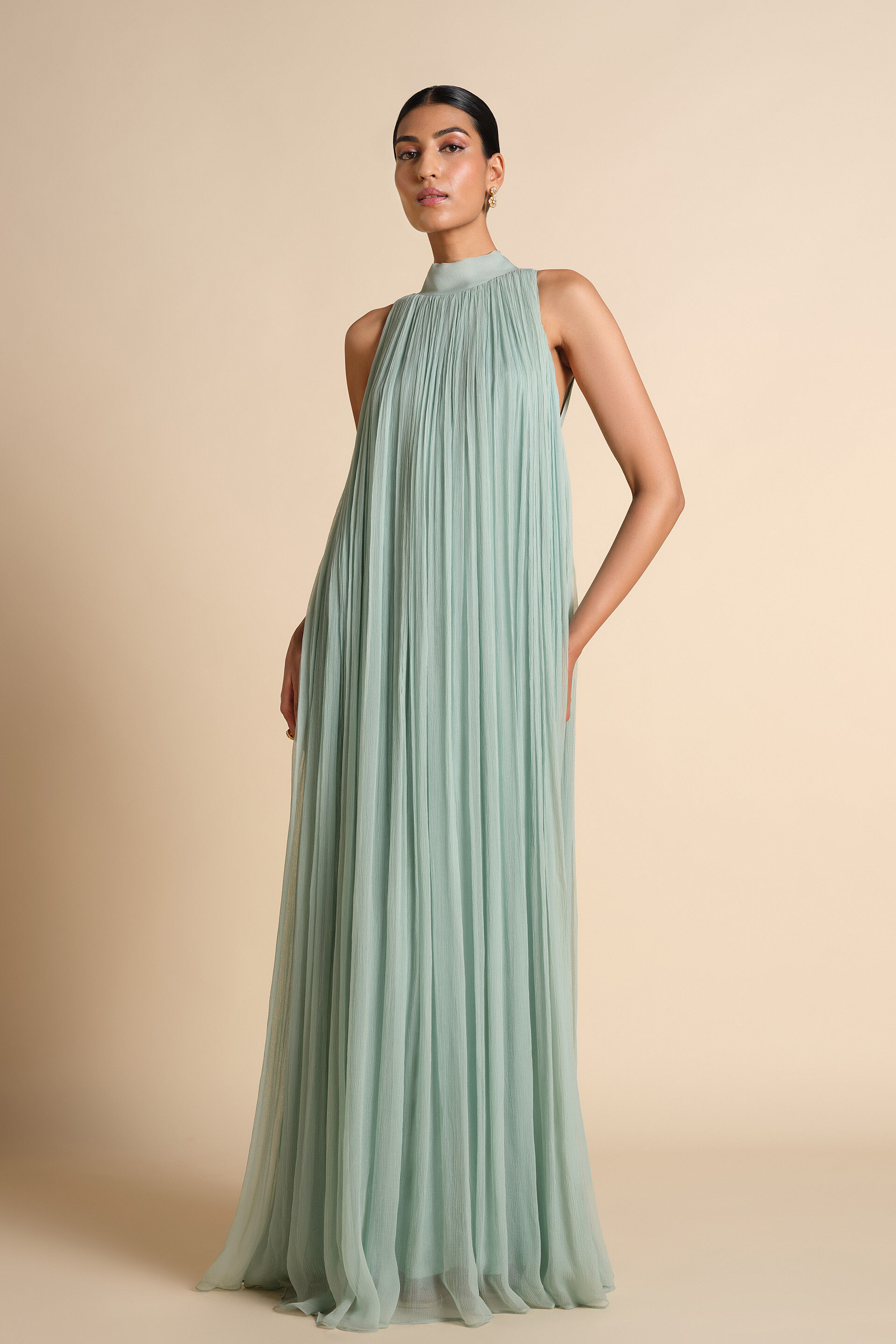 Mountain Mist Embroidered Jacket Set - Powder Blue, Powder Blue, image 6